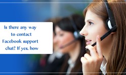 Is there any way to contact Facebook support chat? If yes, how