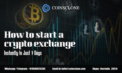 How to start a crypto exchange instantly in just 7 days 