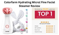 Fine Facial Steamer Review| Colorfarm Hydrating Micro