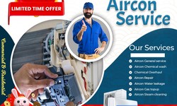 What are the type of aircon services and it's usages