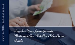 Pay For Your Grandparents Medicinal Fee With Car Title Loans Funds