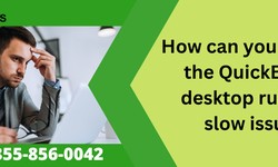 How can you resolve the QuickBooks desktop running slow issue?
