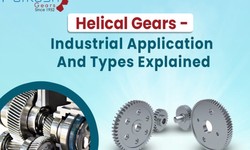 The various types of helical gears used in industry are discussed.