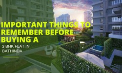 Important Things to Remember Before Buying a 3 BHK Flat in Bathinda