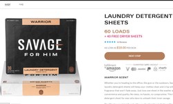 Experience the Power of Savage For Him Laundry Detergent Sheets and Say Goodbye to Traditional Detergents.