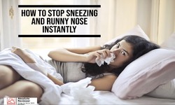 How To Stop Sneezing And Runny Nose Instantly