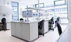 What is laboratory furniture made of?