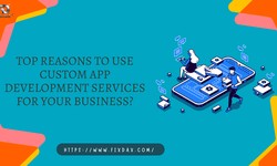 Top Reasons to Use Custom App Development Services for Your Business?
