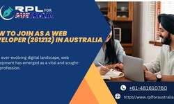 How to join as a web developer (261212) in Australia