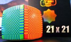 How to Solve the 21 by 21 Rubix Cube