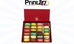 Exquisite Delights Deserve the Best: Print247's Custom Macaron Boxes