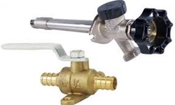 What type of valve do most plumbers use as there choice for a main shut-off valve?
