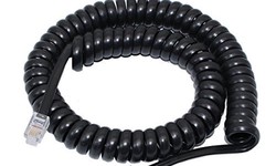 What is the difference between a curly cord handset and an armored cord handset?