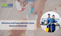 Effective and Easy Mattress Stain Removal Methods