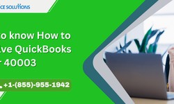 Get to know How to resolve QuickBooks Error 40003