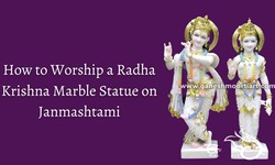 How to Worship a Radha Krishna Marble Statue on Janmashtami