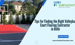 Tips for Finding the Right Volleyball Court Flooring Contractor in Delhi