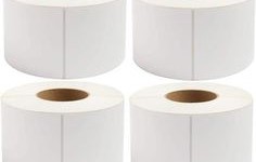 What is the difference between glossy and matte self-adhesive thermal paper?