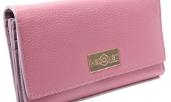 Buy the Latest Pink Trifold Wallet for Women Online at Hedonist Chicago