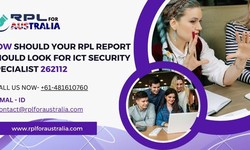 How Should Your RPL Report Should Look For ICT Security Specialist 262112