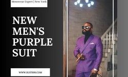 Purple Suits and Dark Purple Suits for Men