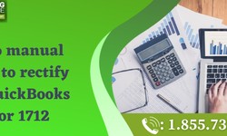 Go-to manual guide to rectify the QuickBooks error 1712
