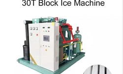 What is the application industry of direct cooling block ice machines?