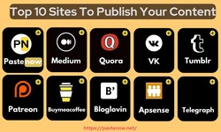 Top 10 Sites To Publish Your Content
