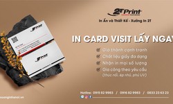 Dịch vụ in card visit giá rẻ - chất lượng tại 2TPrint