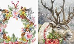 Dive into the world of Christmas cross-stitching this season with Embroidery Kits and More