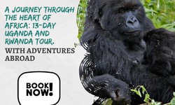 The 13-Day Uganda and Rwanda Tour is titled "A Journey Through the Heart of Africa.