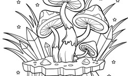 Mushroom Coloring Pages: Unleash Creativity with ColoringpagesQTK