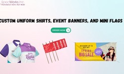 Unlocking Your Brand's Potential: Elevate Your Presence with SpecWorks' Custom Uniform Shirts, Event Banners, and Mini Flags