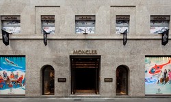 Moncler Jackets Sale tone-on-tone suede inserts