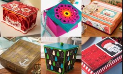 How to Give Your Storage Box a New Look With Wrapping Paper