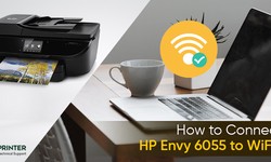 How to Connect HP Envy 6055 to WiFi?