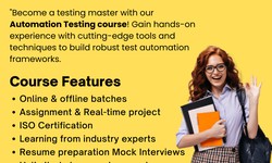 Automation software testing course