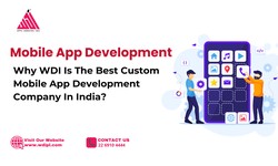 Why WDI Is The Best Custom Mobile App Development Company In India?