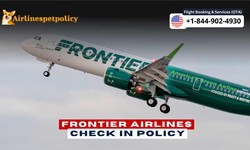 How do I check in with Frontier Airlines?