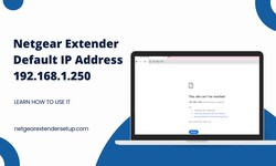 Default IP Address 192.168.1.250