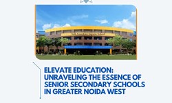 Elevate Education: Unraveling the Essence of Senior Secondary Schools in Greater Noida West