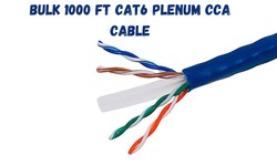The Cost-Effective Solution for Modern Installations: Bulk 1000 ft Cat6 Plenum CCA Cable