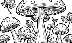 Explore Mushroom Coloring Pages: A Creative Journey with ColoringPagesKC