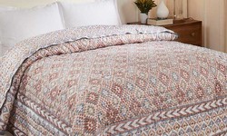 Elevate Your Sleep Experience with Hand Block Cotton Printed Quilts