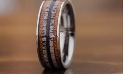 Carving a Promise: The Enduring Elegance of Men's Wood Inlay Wedding Bands