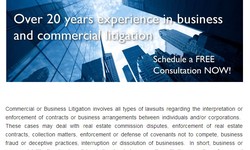Navigating Complex Business Disputes: The Role of a Commercial Litigation Attorney in Miami