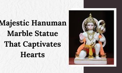 The Majestic Hanuman Marble Statue That Captivates Hearts