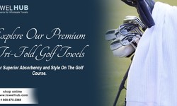 Explore Our Premium Tri-Fold Golf Towels For Superior Absorbency and Style On The Golf Course.