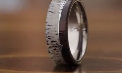 Forged in Fire, Etched in Time: The Enduring Allure of Men's Meteorite Wedding Rings