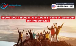How do I book a flight for a group of people?